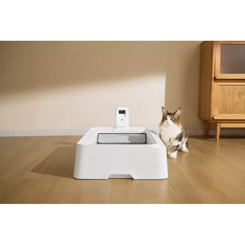 Selbstreinigende Katzentoilette PETKIT T7-EU, weiß