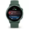 Smartwatch GARMIN vívoactive 6 – Sportuhr, 42 mm Aluminium/Polymer-Gehäuse, AMOLED 1,2 Zoll, GPS, 5 ATM, optischer HR, SpO2, 8 GB, grün