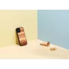 Schutzhülle für Smartphone man and wood für iPhone 12 mini – schwarz