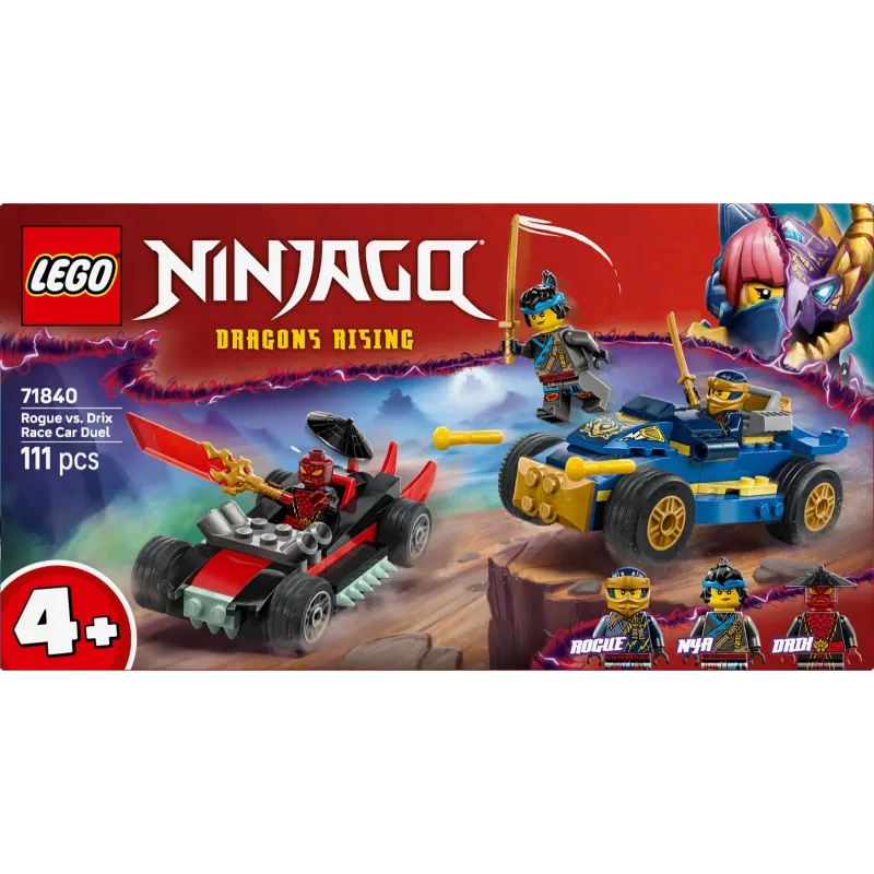 Bausteine Ninjago 71840 Renn-Duell Rogue vs. Drix