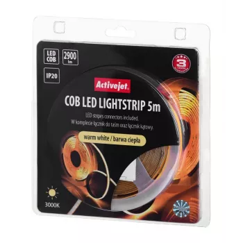 Activejet AJE-COB 5m ciep Strip-Licht Universal-Strip-Licht Innen