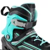 Nils Extreme NH18190 2IN1 Skates SCHWARZ/BLAU GR. M (34-38) Mit austauschbaren Hockeyskates