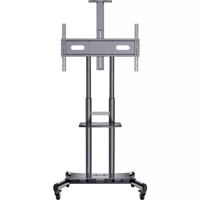 HAGOR HP Twin Stand HD - Rollwagen - für Flachbildschirm / AV-Equipment - Schwarz - Bildschirmgröße: 140-213 cm (55-84) - Befestigungsschnittstelle: bis 800 x 500 mm (8210)