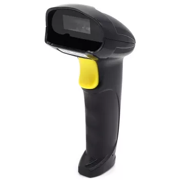 Handheld 1D/2D kabelgebundener Barcodescanner QOLTEC 50853 — USB, ABS-Gehäuse, 1,65 m Kabel, 97×65×167 mm, 105 g