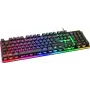 Deltaco Gaming GAM-021-RGB-DE Kabelgebundene, USB Gaming-Tastatur Ergonomisch, beleuchtet Deutsch, QWERTZ Schwarz (GAM-021-RGB-DE)
