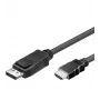 Kabeladapter Alcasa DP-HDMI 2m DisplayPort auf HDMI Typ A Schwarz