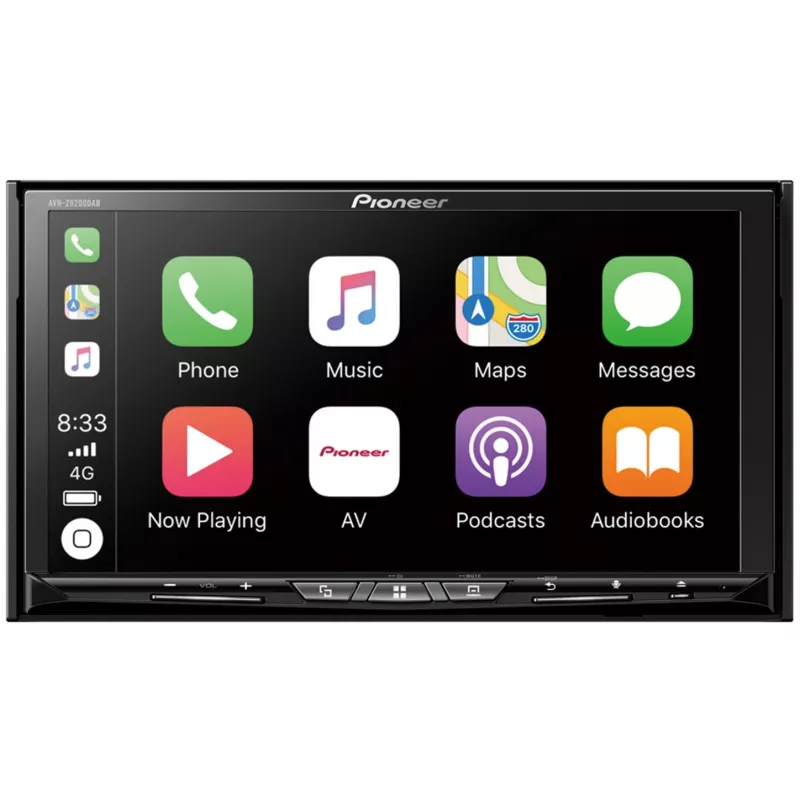 AVH-Z9200DAB, schwarz, 2 DIN, 50 W, 4.0 Kanäle, 50 W, CD, CD-R, CD-RW, DVD, DVD-
