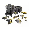 DeWalt DCK685P3T 18V Akku-Werkzeugkoffer — 3×5,0-Ah-Akkus, DCH273-Hammer, Winkelschleifer, Koffer