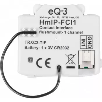 Homematic IP 153489A0 Smart-Home-Funksender, batteriebetrieben, Wandmontage, RF Wireless