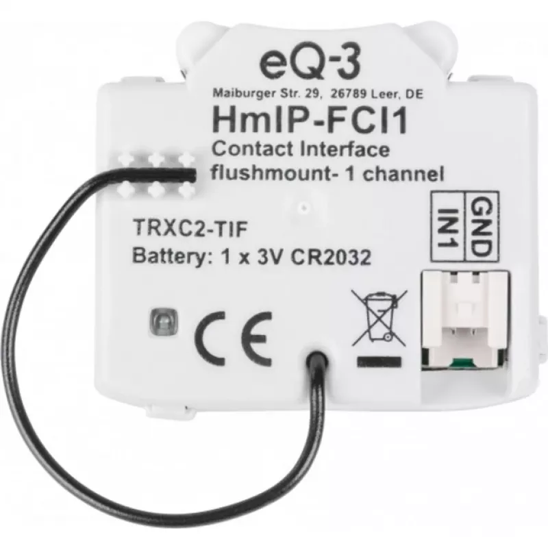 Homematic IP 153489A0 Smart-Home-Funksender, batteriebetrieben, Wandmontage, RF Wireless