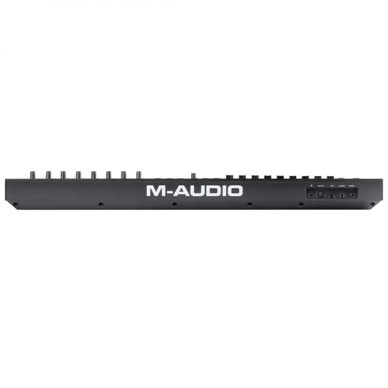 M-Audio Oxygen Pro 49 MIDI-Tastatur-Controller — 49 Tasten, 16 Pads, 9 Fader, OLED-Display, USB, MIDI-Out