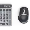 Kabelloses Multi-Device-Tastatur- und Maus-Set HAMA WKM-750 — schwarz, kabellose Konnektivität