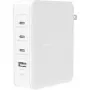 Wandladegerät 140W 4 Ports (3xC 1xA) UK, EU, US Stecker weiß