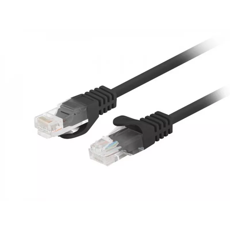 PATCHCORD Cat.6 UTP 3M Schwarz FLUKE PASSED LANBERG 10-PACK