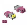 Glasfaser-Koppler DeLOCK 86901 LC Duplex Buchse auf LC Duplex Buchse Multimode Violett