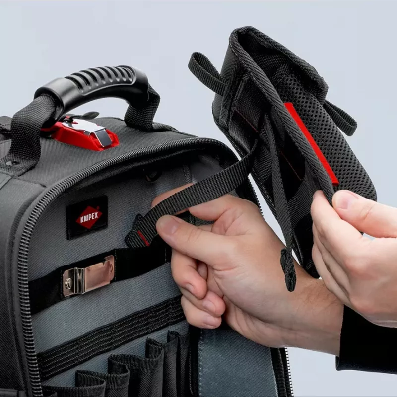 Tool Bag Knipex Modular Bag 00 19 50 LE Schwarz/Rot, leer, modulare Aufbewahrung für Werkzeuge