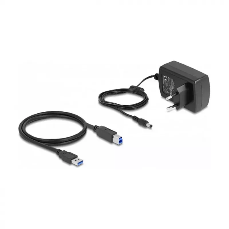 DeLOCK USB Dual-Dockingstation für 2 x SATA HDD SSD Klonfunktion Kartenleser