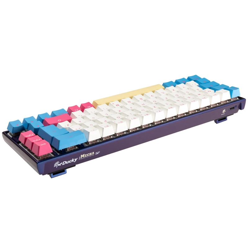 Mechanische Tastatur Ducky Mecha SF Limited Dawn Edition mit RGB-LED, MX Speed Silver Schaltern