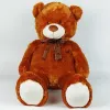 Maskottchen Plüsch-Teddybär mit Schleife 70 cm braun