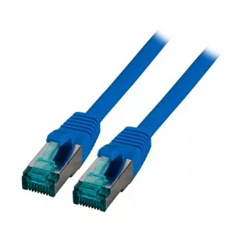 EFB-Elektronik RJ45 Patchkabel Cat.6A S/FTP LSZH Blau 0,25m Hersteller: EFB Elektronik (MK6001.0,25BL)