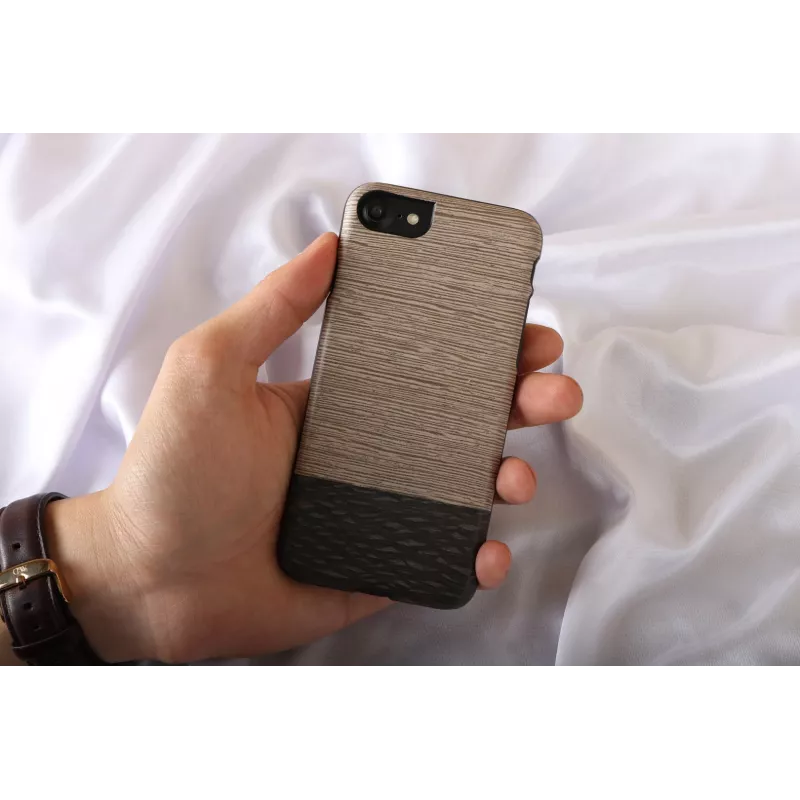 Cover Man&Wood für iPhone 7 11,9 cm (4,7 Zoll) Mehrfarbig