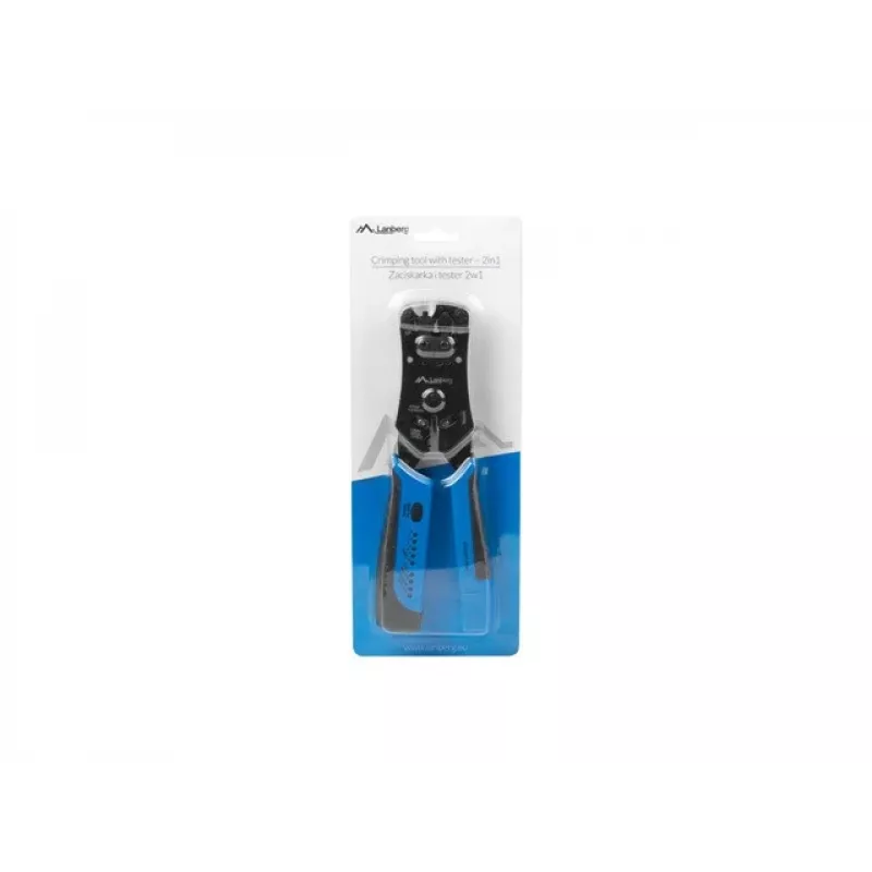 Lanberg NT-0203 Kabelcrimpzange Crimpwerkzeug Schwarz, Blau