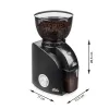 Kaffeemühle Solis Scala Zero Static 135 W Schwarz Silber