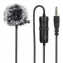 Mikrofon mit Clip PULUZ 3,5mm Klinke 6m