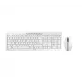 Tastatur CHERRY Stream Desktop Recharge Maus included Universal RF Wireless QWERTZ Deutsch Grau