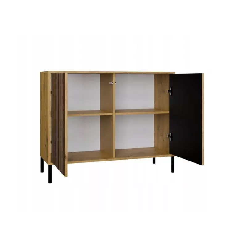 KAMARO 2D schlank Kommode, Kaschmirfarbe