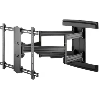 Goobay Pro TV-Wandhalterung Pro FULLMOTION (L) wide Range, Schwarz – für Fernseher von 94,00 cm (37) bis 177,80 cm (70) (94–178 cm), Full-Motion (schwenkbar und neigbar) bis 70 kg (499