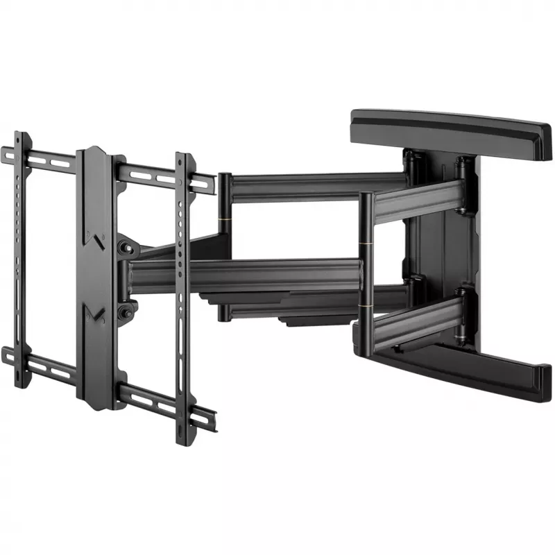 Goobay Pro TV-Wandhalterung Pro FULLMOTION (L) wide Range, Schwarz – für Fernseher von 94,00 cm (37) bis 177,80 cm (70) (94–178 cm), Full-Motion (schwenkbar und neigbar) bis 70 kg (499