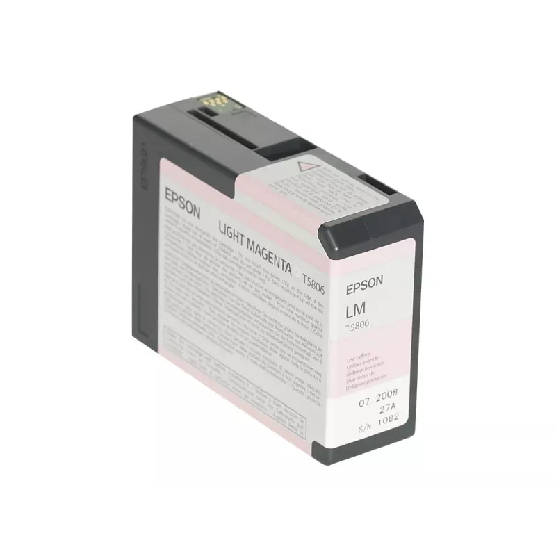 Epson Singlepack HellMagenta T580600, HellMagenta, Pigmenttinte, 80 ml, 1 Stück