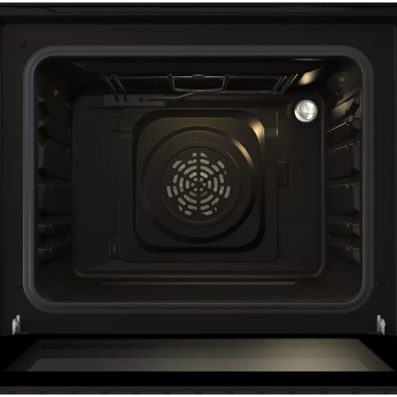 Gorenje Backofen | BO6615E01B | 60 L | Elektrisch | EnamelClean | Druck-Kipp-Tasten | Höhe 59,5 cm | Breite 59,5 cm | Schwarz