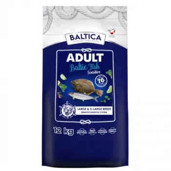 BALTICA Excellent Sensitive Ostseefisch Large und X-large Rassen - Trockenfutter für Hunde - 12kg