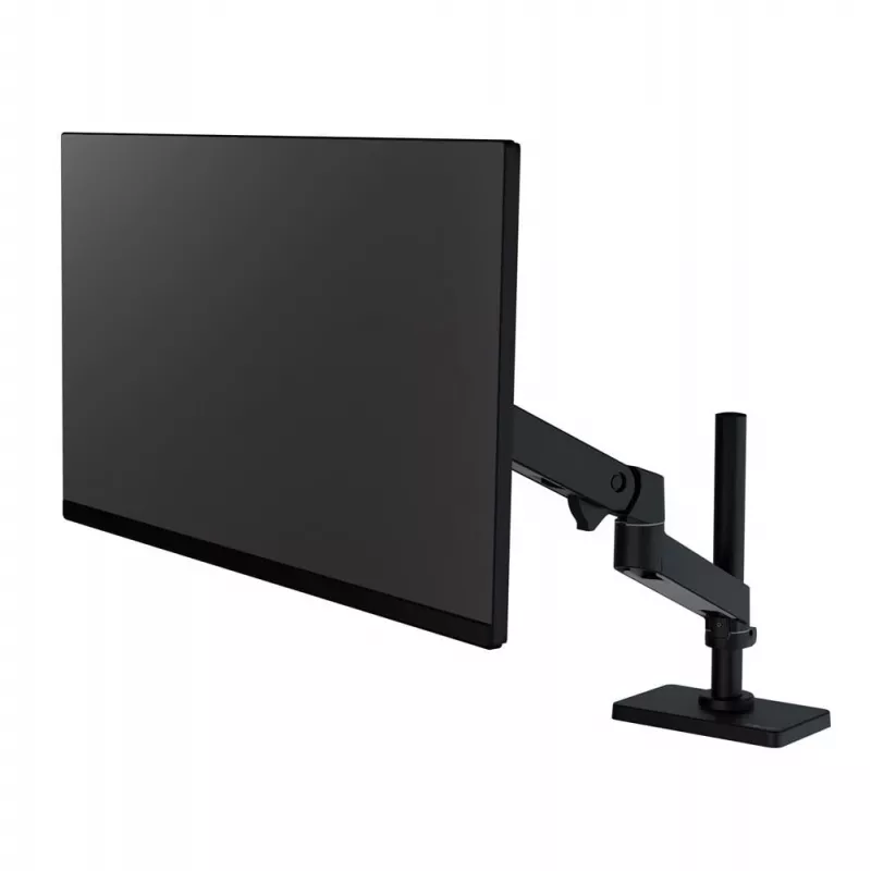 Ergotron LX Pro - Montageset (Monitorarm) - für LCD-Display - Tischdurchführungsmontage, hohe Säule - Aluminium - Schwarz - Bildschirmgröße: bis 86,4 cm (bis 34 Zoll) (45-709-292)