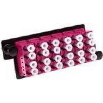 Adapterplatte ACT FA2152 — 6×LC Quad, 24-Faser OM4 Patchpanel-Adapter