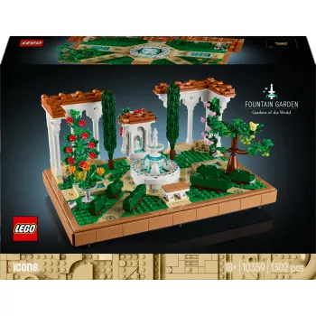 LEGO ICONS 10359 Springbrunnen-Garten