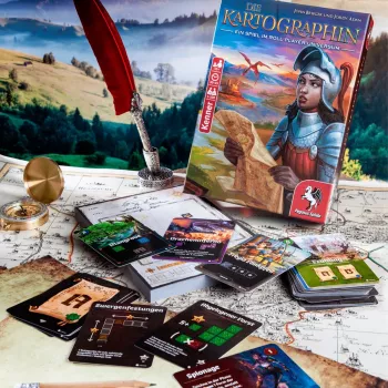 Pegasus Spiele Die Kartographin Brettspiel