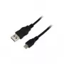 LogiLink USB A auf Micro USB B Kabel 5 m, USB 2.0, Schwarz