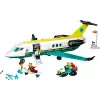LEGO City Rettungsflugzeug 60465 – kleines Rettungsflugzeug-Bauset, 403 Teile, 4 Minifiguren, Alter 6+