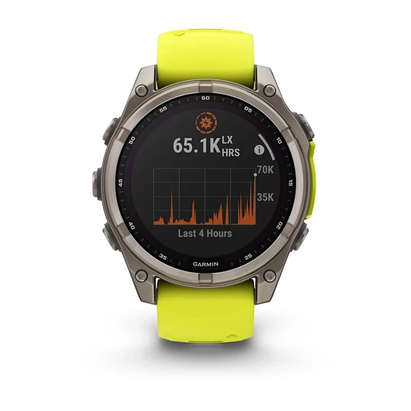 Garmin fenix 8 3.3 cm (1.3) 47 mm Digital 260 x 260 Pixel Touchscreen Titan Wi-Fi GPS (Satellit)