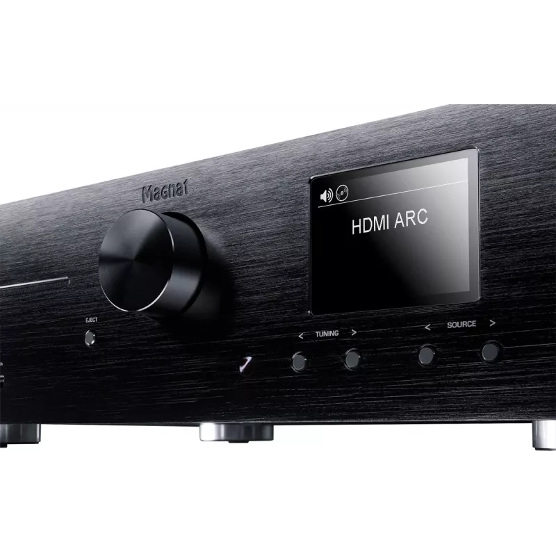 Stereo-Receiver Magnat MC 400 — 2.0 Kanäle, 40 W pro Kanal, CD-Player, Wi‑Fi, Bluetooth, DAB/FM, Ethernet (schwarz)