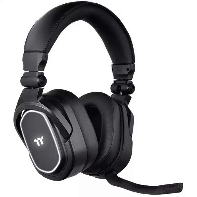 Thermaltake ARGENT H5 RGB, kabellos, Gaming, 20 - 40000 Hz, 412 g, Kopfhörer, Schwarz