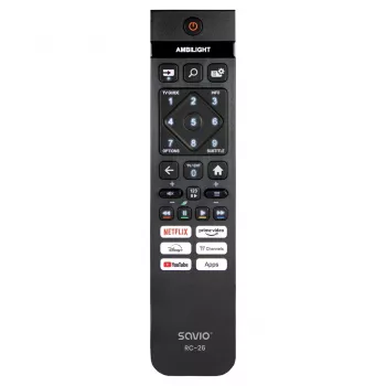Savio RC-26 Fernbedienung IR Drahtlos TV-Tasten
