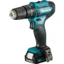 Makita - Schlagschrauber - Akkubetrieben - 2 Geschwindigkeiten - Bohrfutterschlüssel 10 mm - 30 N·m - 2 Batterien - 12 V (HP333DSAX1)