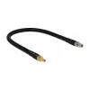 Koaxialkabel DeLOCK 0,4m SMA/SMA CFD400 LLC400 Schwarz