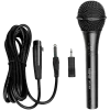 Mikrofon SVEN MK-100 (Kabelgebunden, dynamisch, Metall, Kabel 4,0 m, 6,3/3,5 mm Klinke, Niere, schwarz)