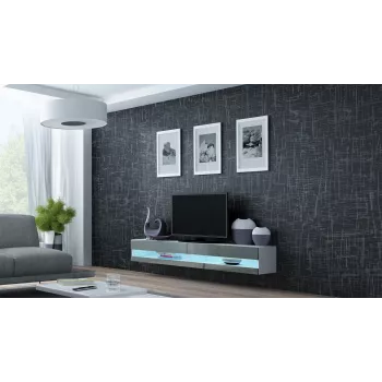 Cama TV-Ständer VIGO neu 30/180/40 weiß/grau glänzend