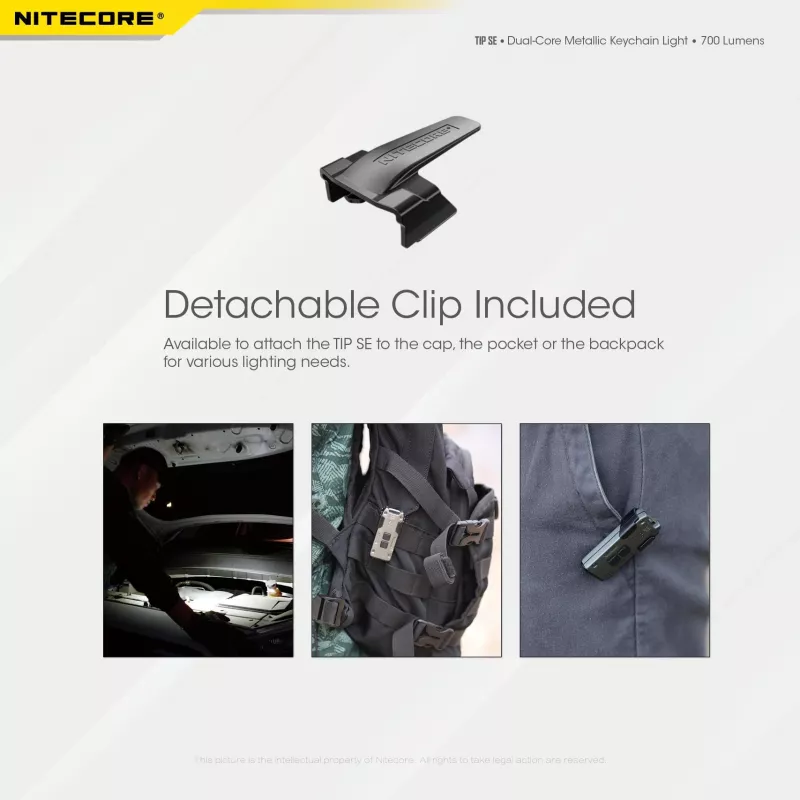 Nitecore TIP SE Schwarz Hand-Taschenlampe LED